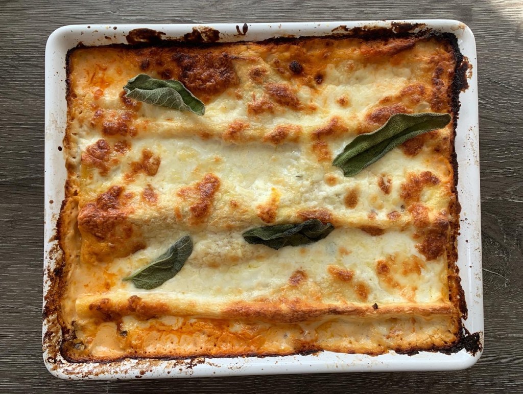 Butternut Squash and Goats Cheese&nbsp;Lasagne